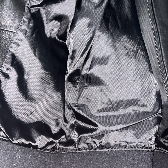 COACH Men’s Goat Leather Moto Jacket - Picture 8 of 12